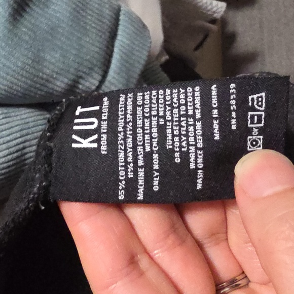 KUT BRAND- Size Small Women Black Denim Jacket - Picture 3 of 15